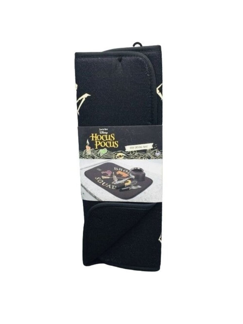 Disney Hocus Pocus Broom Squad Dish Drying Mat 16" x 18"